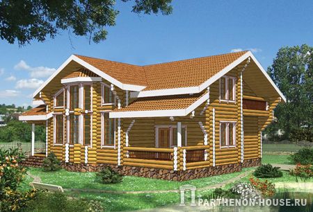 Проект коттеджа ОЦБ 337-4